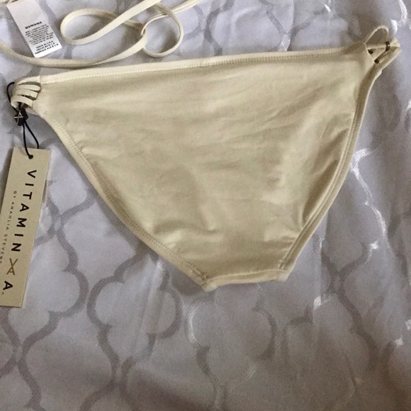 Vitamin A Amber Beaded Triangle Bikini - Picture 5 of 7